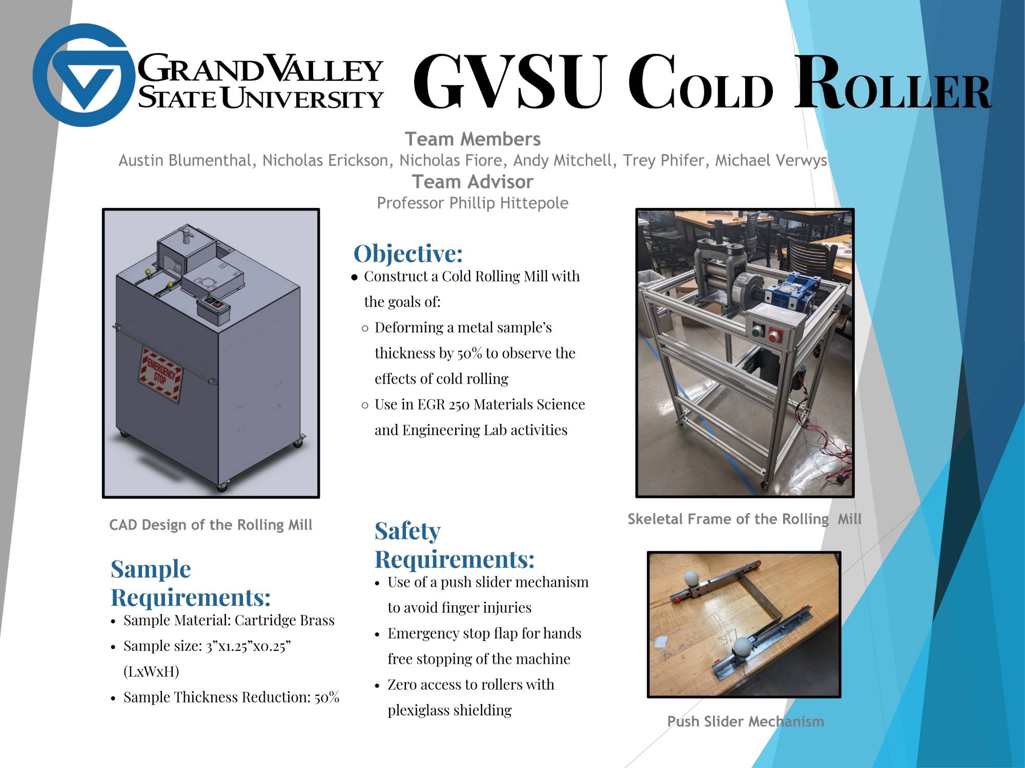 Thumbnail image of GVSU School of Engineering senior design poster